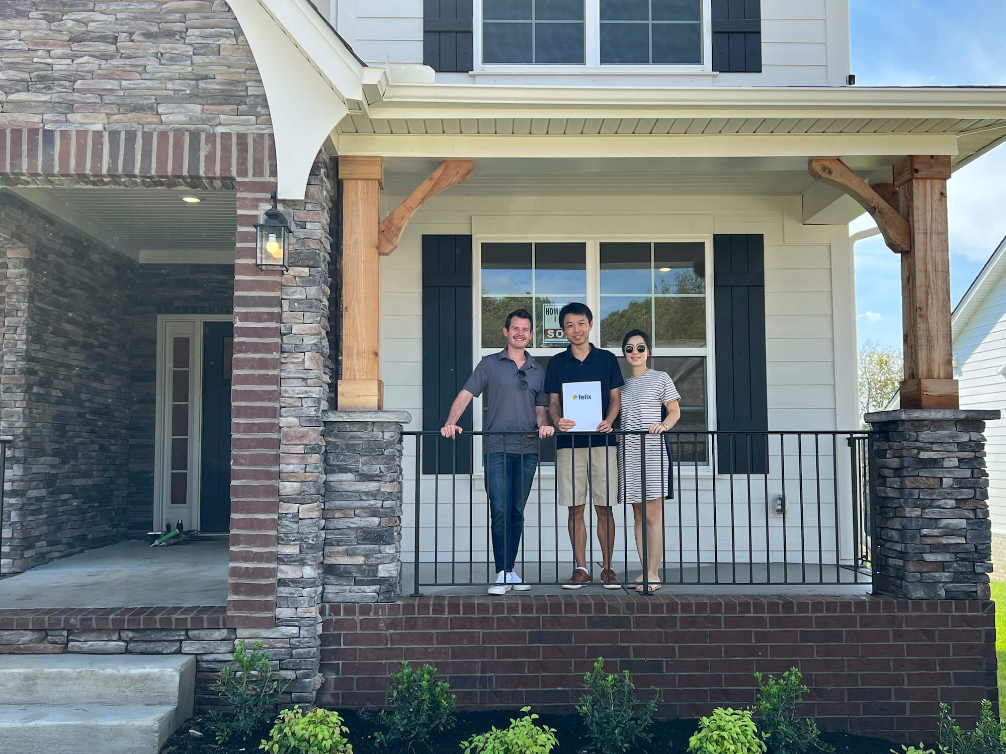 Image of happy buyers